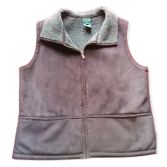 Vintage Ralph Lauren Zip-Up Vest- Sz. Lg. - Picture 1 of 5